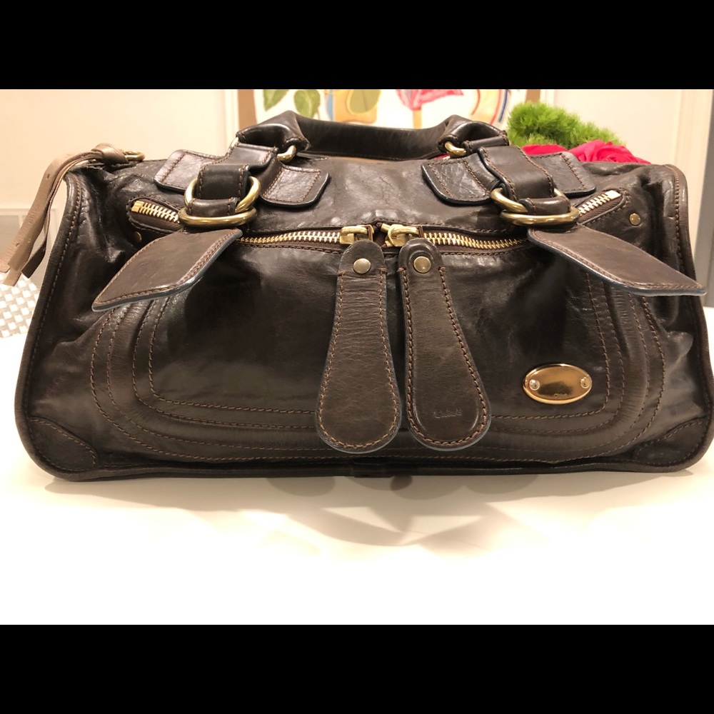 Authentic Chloé leather handbag